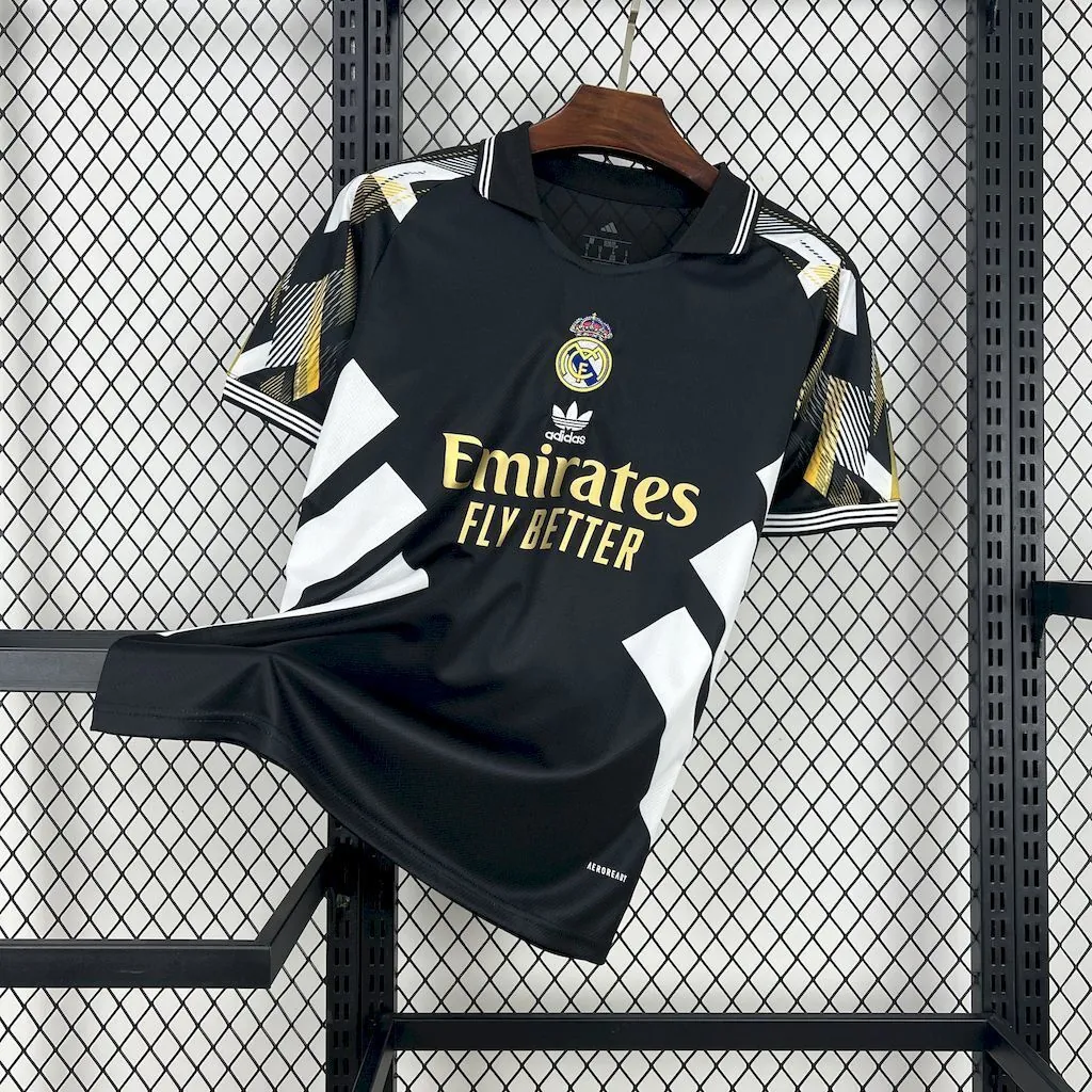 25-26 Real Madrid Black Celebrative Special Edition Shirt Football Uniforms AAAAJersey Supply Y 5