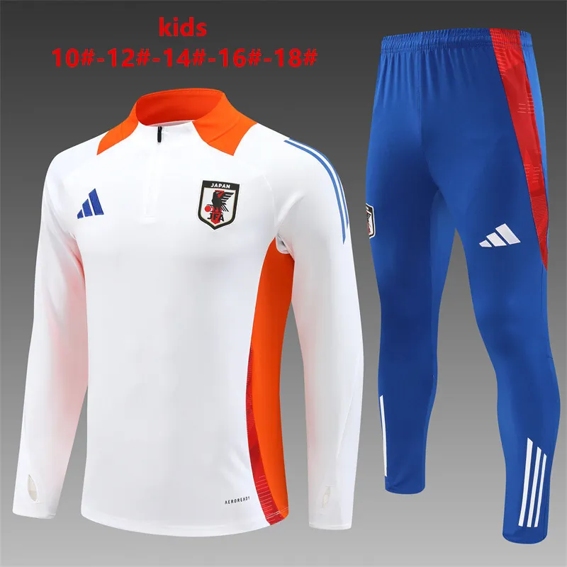 2024 Japan Kids Long Sleeve Training Suit Football Shirts 1