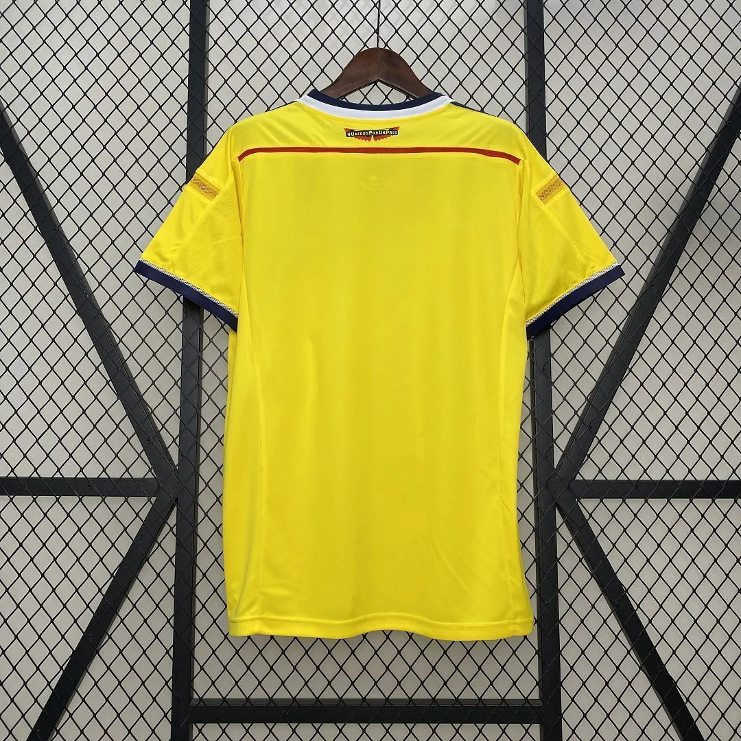 2014 Colombia Home Retro Kit Vintage Shirt AAAAJersey Wholesale Yupoo 6