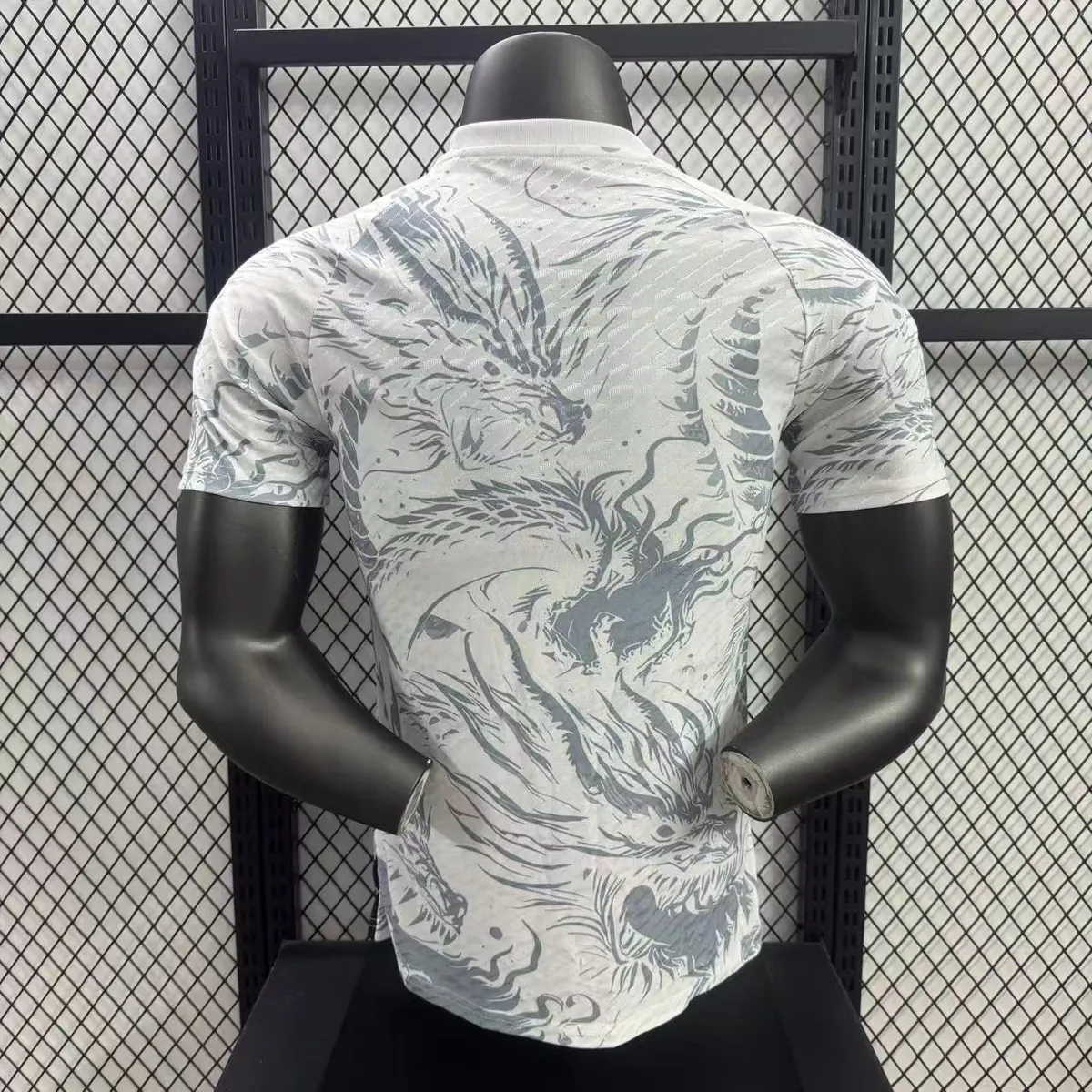 25-26 Real Madrid White Dragon Pattern Kit Special Edition Player Version Soccer AAAAJersey Yup 1