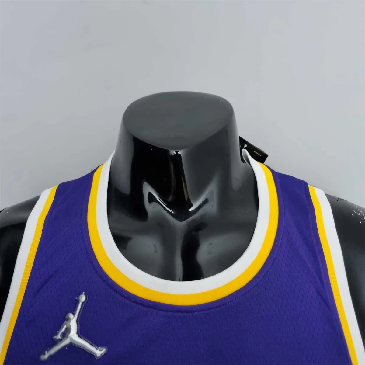 75th Anniversary James #23 Los Angeles Lakers Jordan Purple NBA Jersey 7