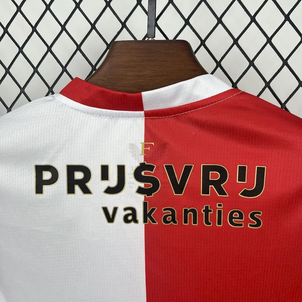 25-26 Feyenoord Rotterdam Home Kid Kits Youth Apparels AAAAJersey Supply Yupoo 9