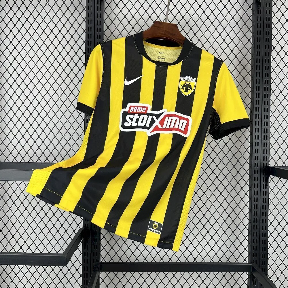 25-26 AEK Athens Home Kit Football Shirt AAAAJersey Wholesale Yupoo 6