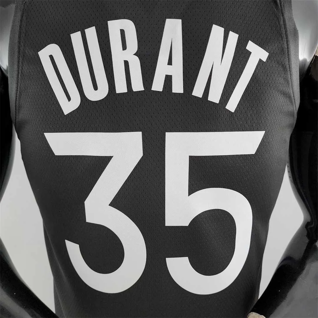 2020 DURANT #35 Warriors City Edition Black &amp; Grey NBA Jersey 6