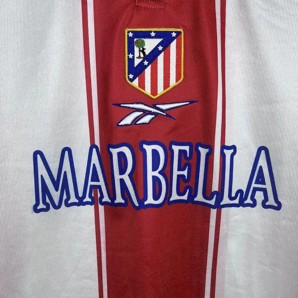 99-00 Atletico Madrid Home Retro Kit Vintage Shirt AAAAJersey Supplier Yupoo 1