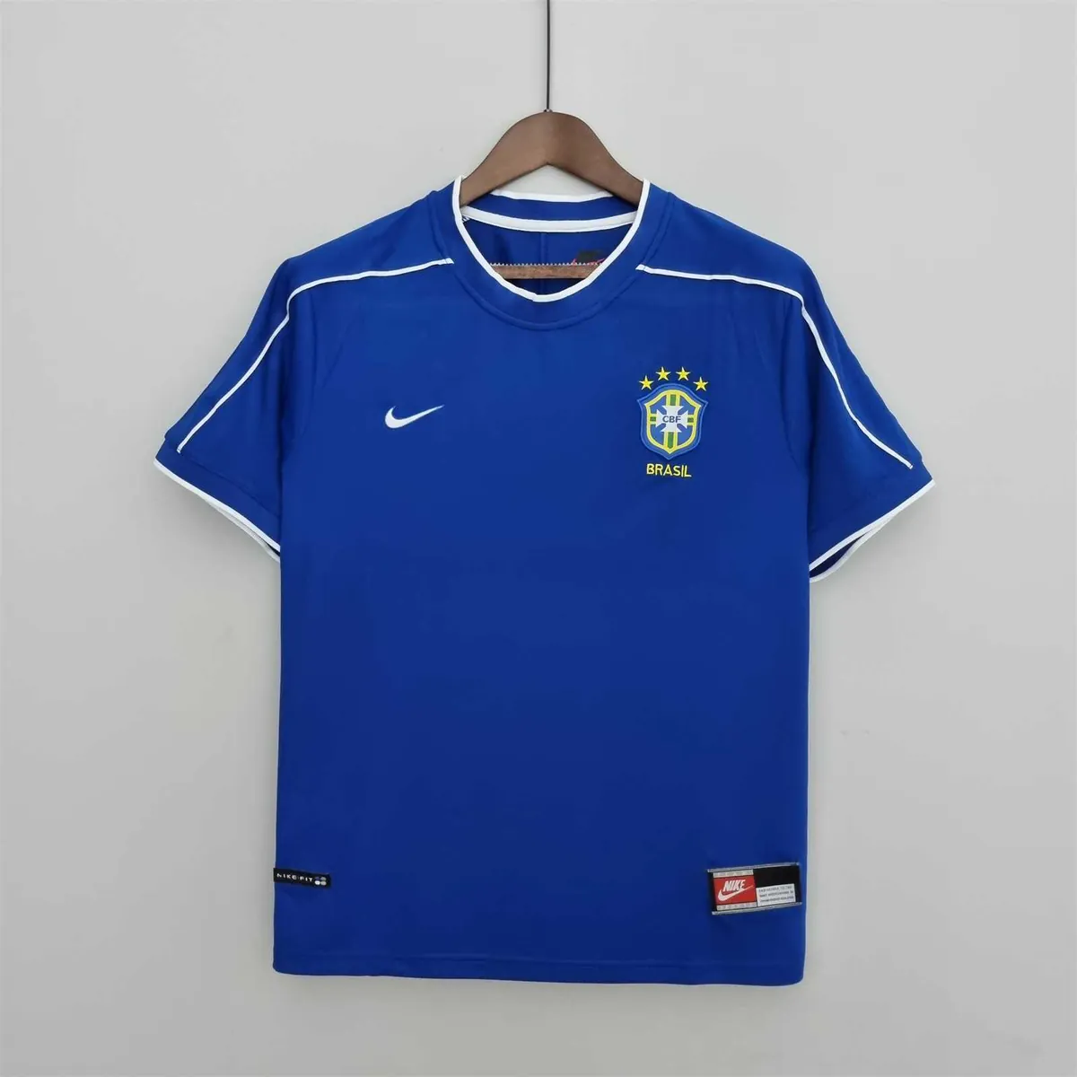 1998 Brazil away blue 10