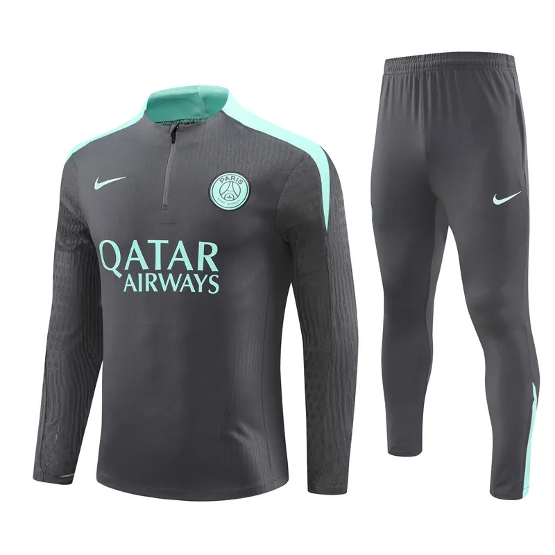24-25 PSG Player Version Long Sleeve Training Suit Football Shirts 4