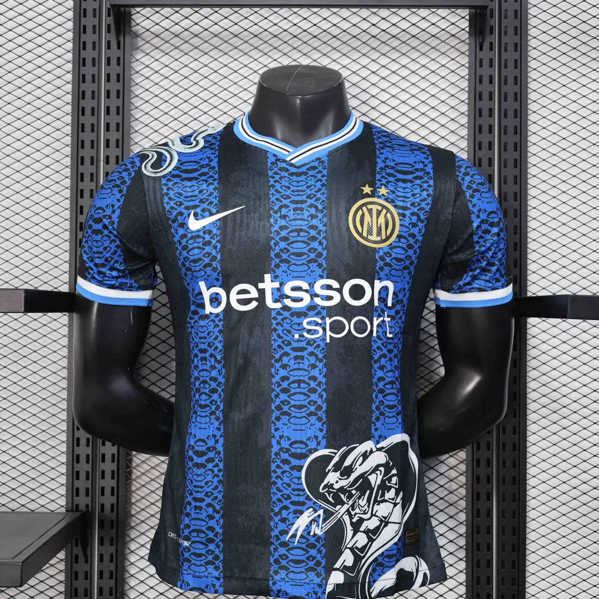 24-25 Inter Milan Snake Special Edition Kit Player Version Shirt AAAAJersey Supply Yupoo 5