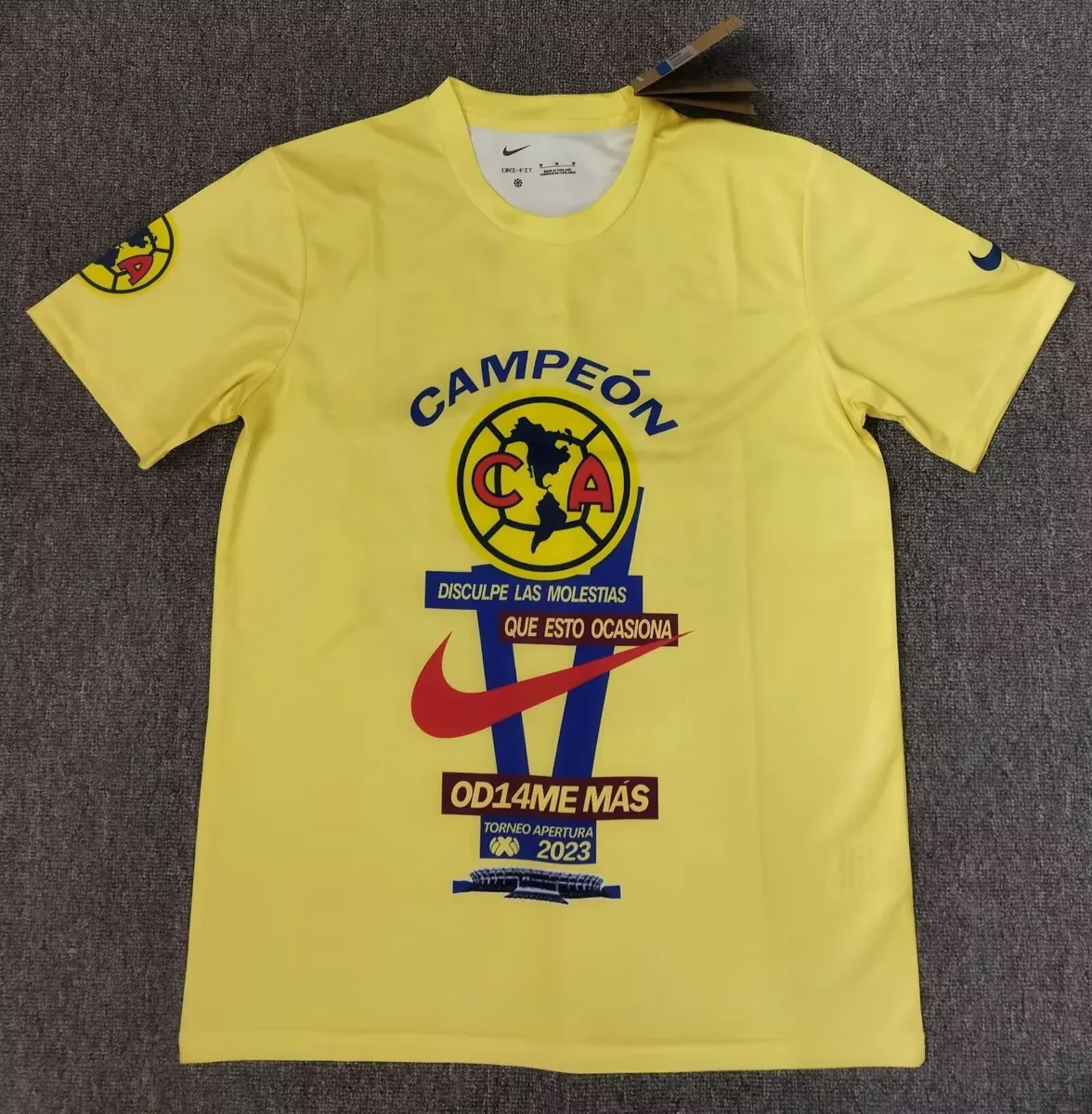 2023 Club de Futbol America Home Campeon Corona Kit Cheap Soccer Jersey 4
