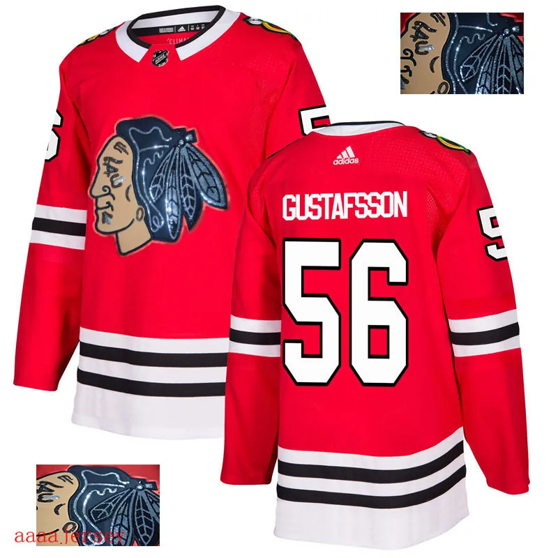 2018 Chicago Blackhawks ice hockey jersey M-3XL 芝加哥黑鹰队时尚亮片款冰球服 32