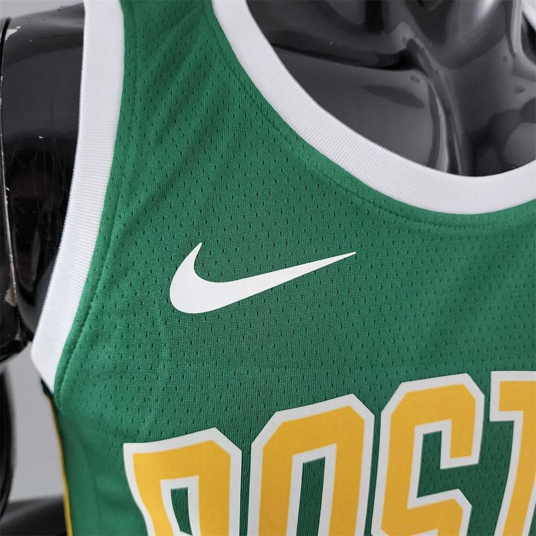 Boston Celtics IRVING#11 Green Gold NBA Jersey 6