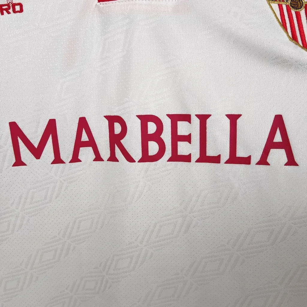 94-96 Sevilla FC Home Retro Kit Vintage Shirt AAAAJersey Supplier Yupoo 2