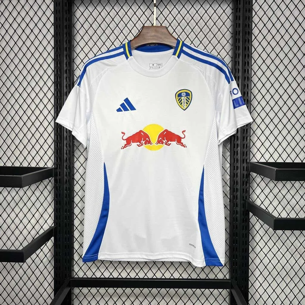 24-25 Leeds United Home Kit Football Apparels Sport AAAAJersey Yupoo 6