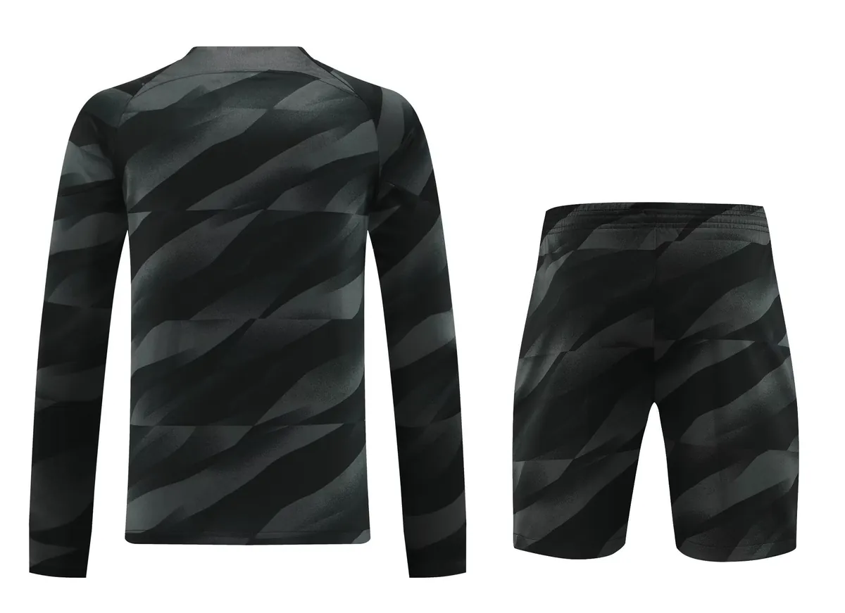 23-24 PSG Goalkeeper Black Long Sleeve Soccer Jerseys Yupoo 2
