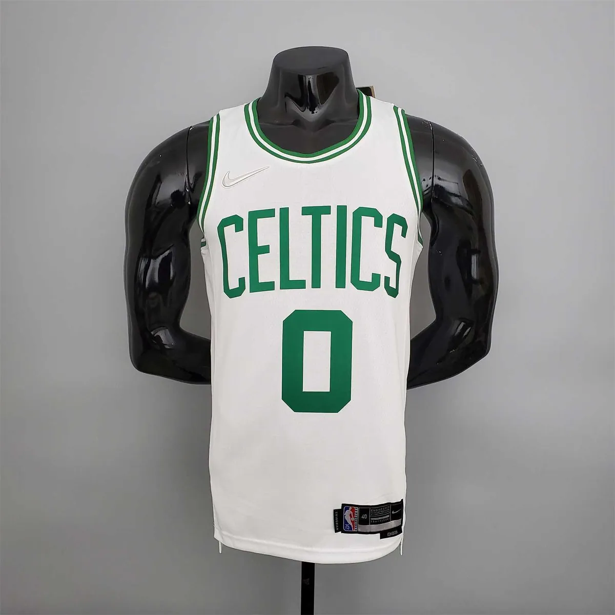 75th Anniversary Tatum #0 Celtics White 8