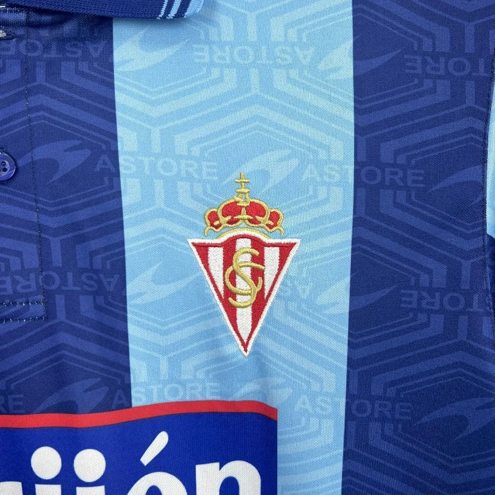 02-03 Sporting de Gijón Third Away Retro Kit Vintage Shirt AAAAJersey Supply Yupoo 2