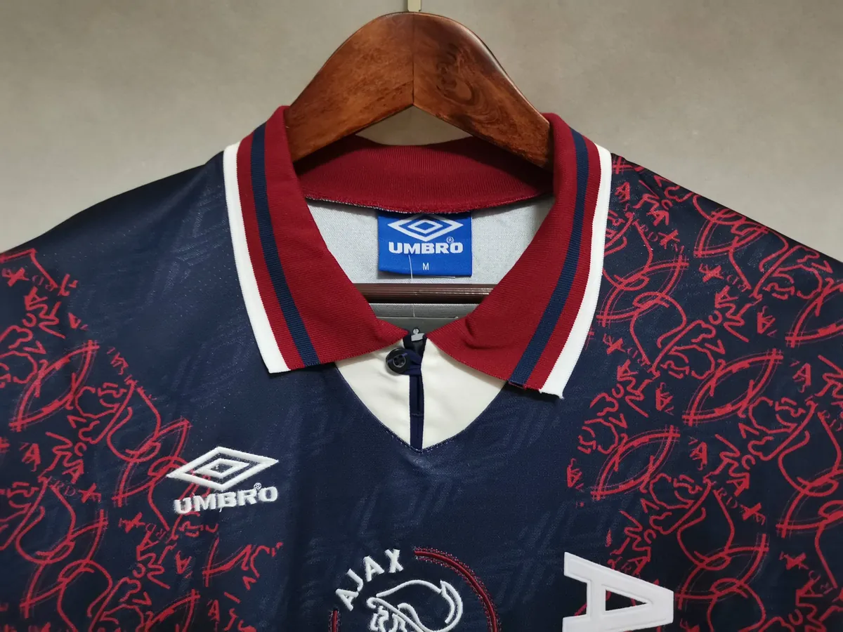 94-95 Ajax away royal blue long sleeve 1