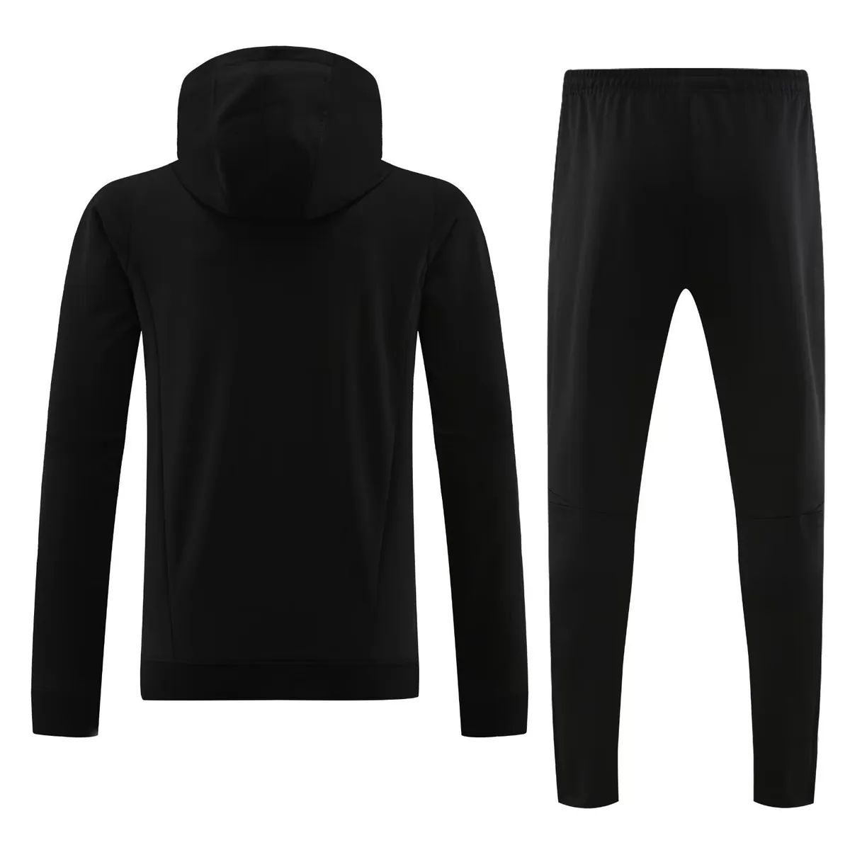 23-24 Algeria Black Hoodie Long Sleeve Training Suit Yupoo 1