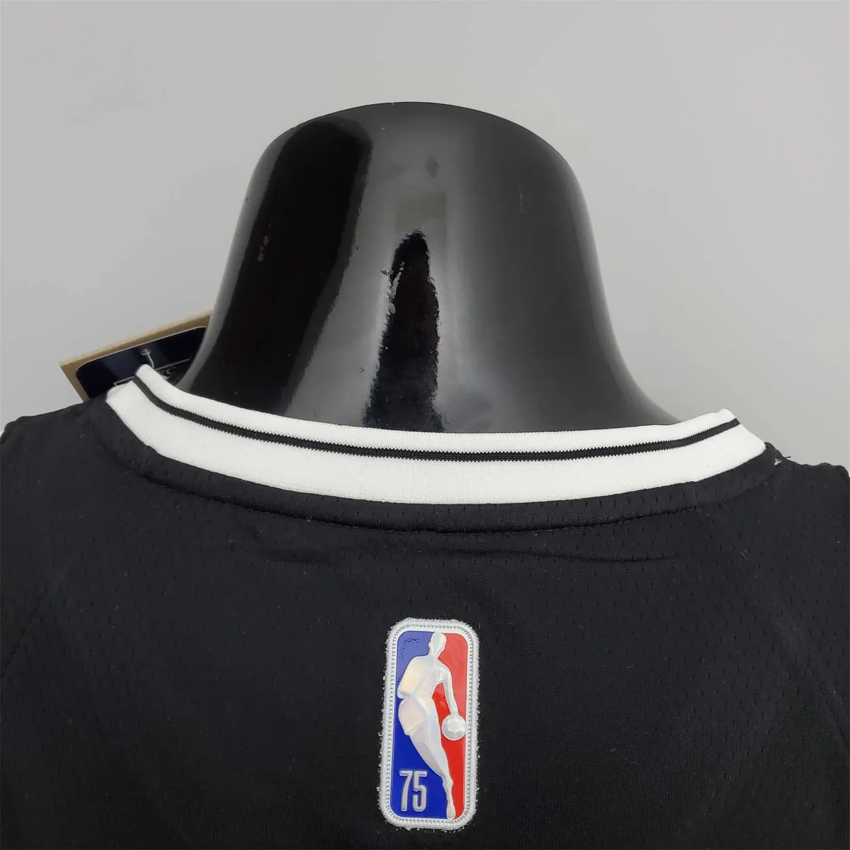 75th Anniversary Simmons #10 Nets Black NBA Jersey 6