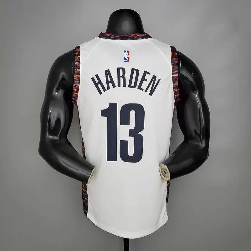 Harden #13 Brooklyn Nets City version white 6