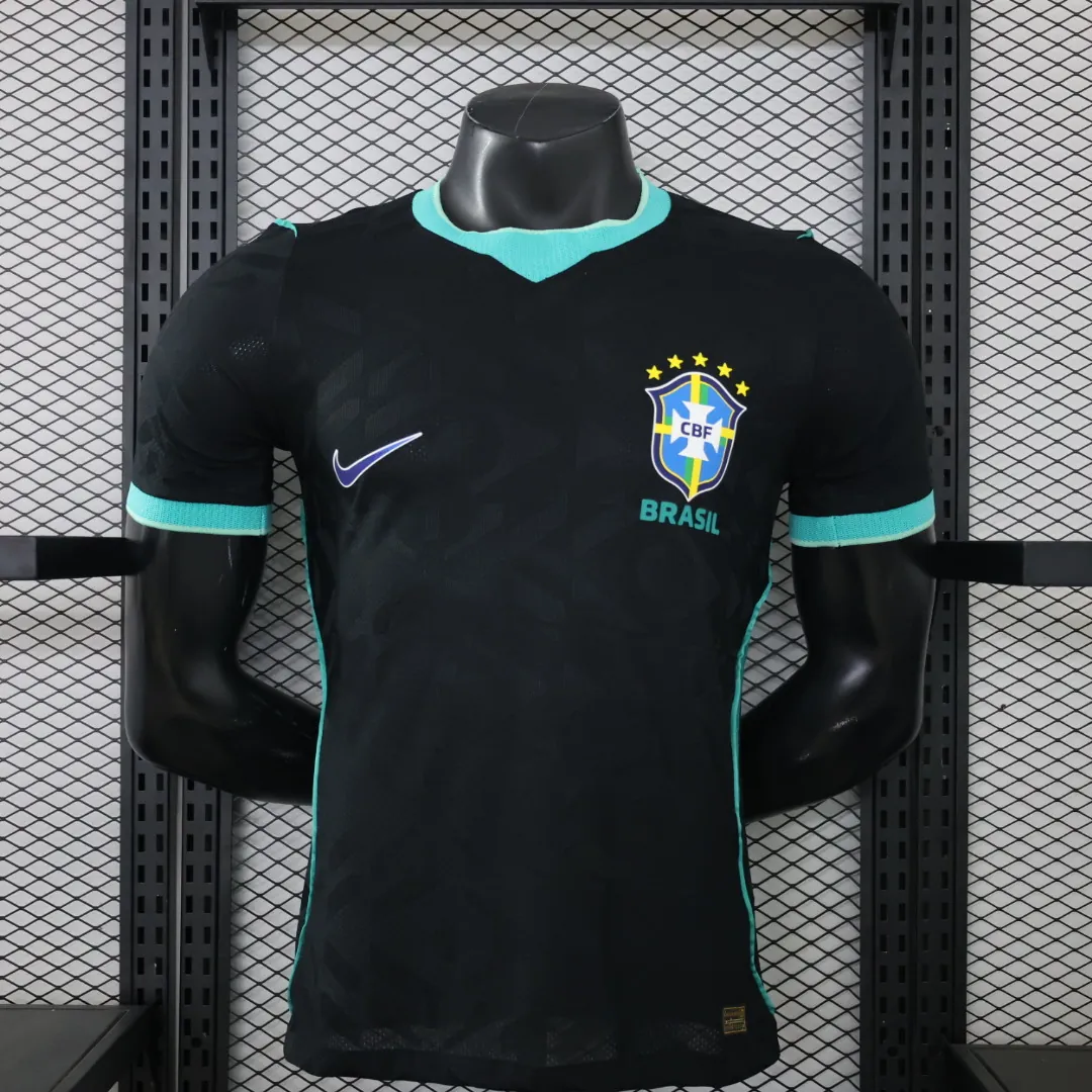 2026 Brazil Mens Special Edition Player Version Football Black Shirt AAAAJersey Supply Yupoo 7 5