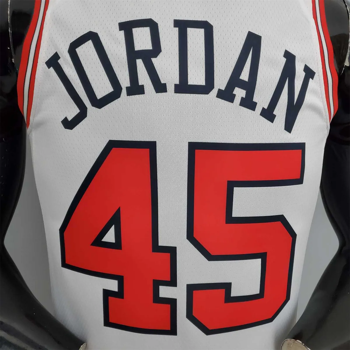 75th Anniversary Jordan #45 Bulls White 1