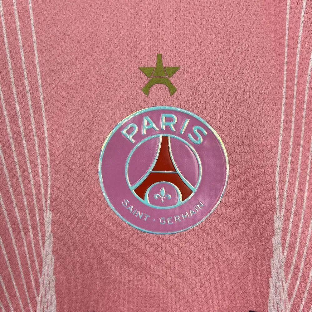 25-26 PSG Pink Kit Special Edition Soccer AAAAJersey Yupoo 6