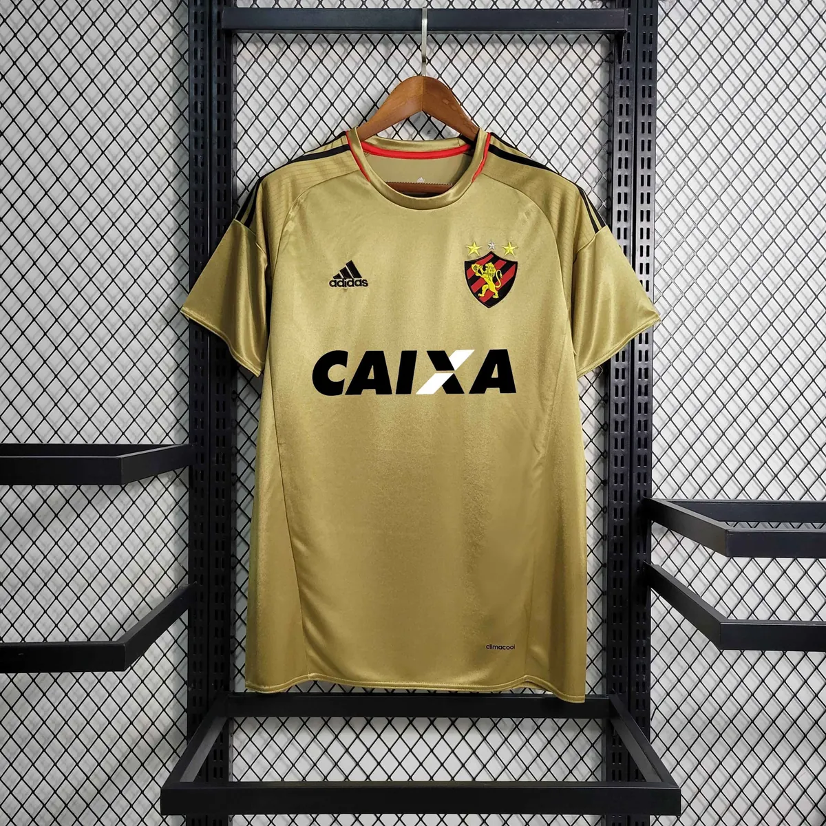 16-17 Retro Sport Recife Gold S-XXL Soccer Jerseys 8
