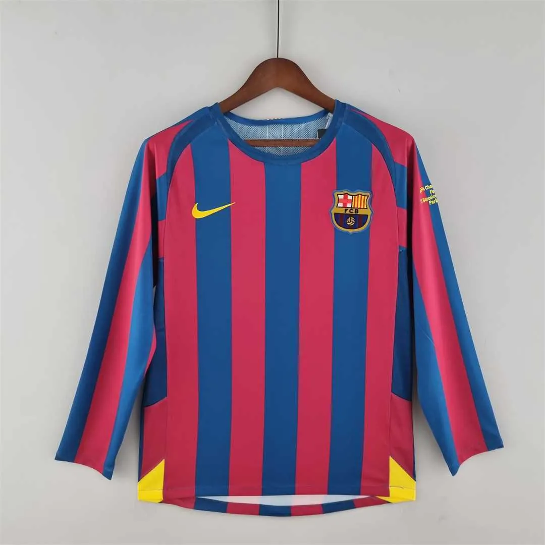 05-06 Barcelona home long sleeve 11