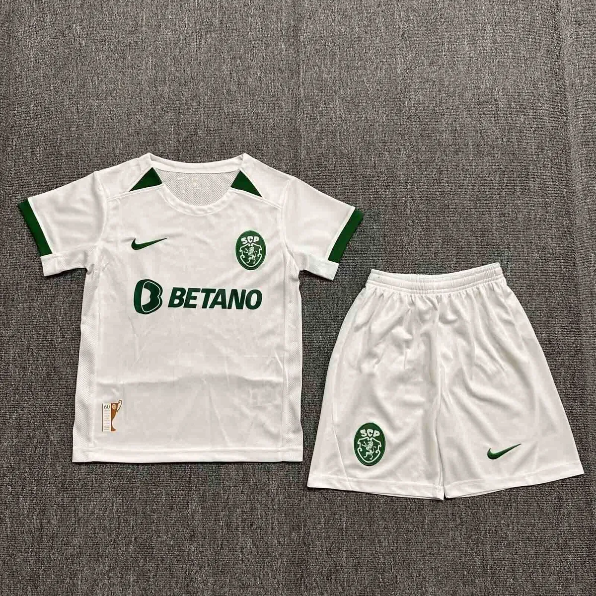 24-25 Sporting CP Away Kid Kits Youth Apparels AAAAJersey Wholesale Yupoo-1 9