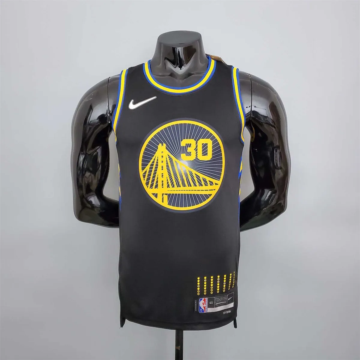 2022 75th Anniversary Curry #30 Warriors City Edition Black 9
