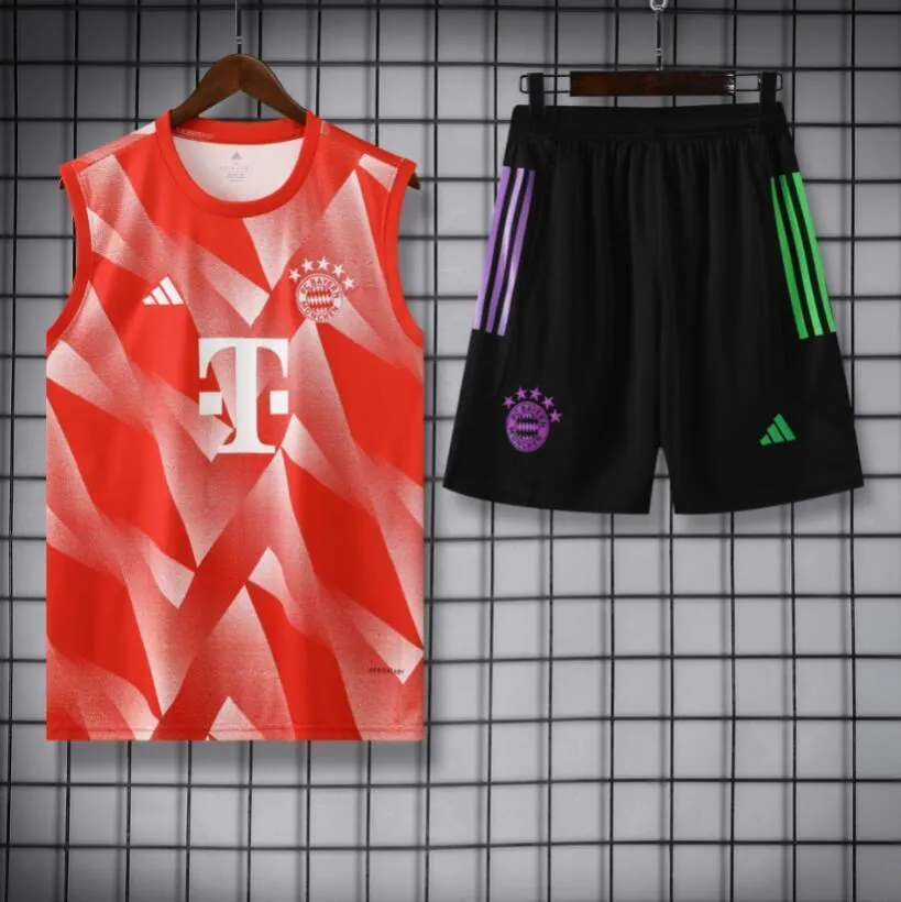23-24 Bayern Training Vest Kit S-XXL Soccer Jerseys 3