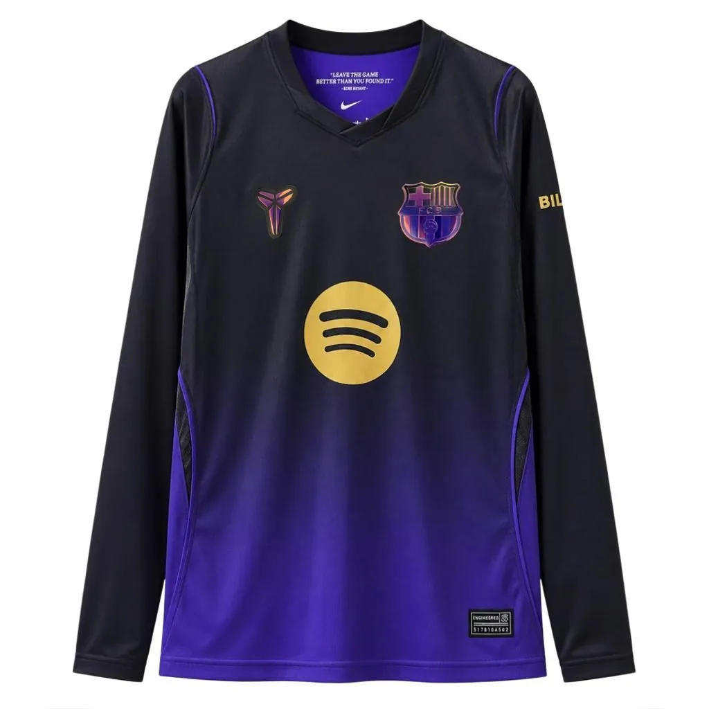 26-27 Barcelona Mens Away Kit Football Long Sleeve T-Shirt AAAAJersey Supply Yupoo 9 8