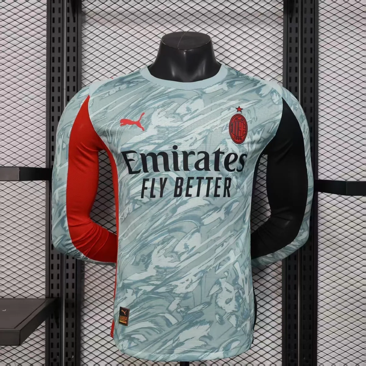 25-26 AC Milan Away Kit Player Version Soccer Long Sleeve AAAAJersey Yupoo 5