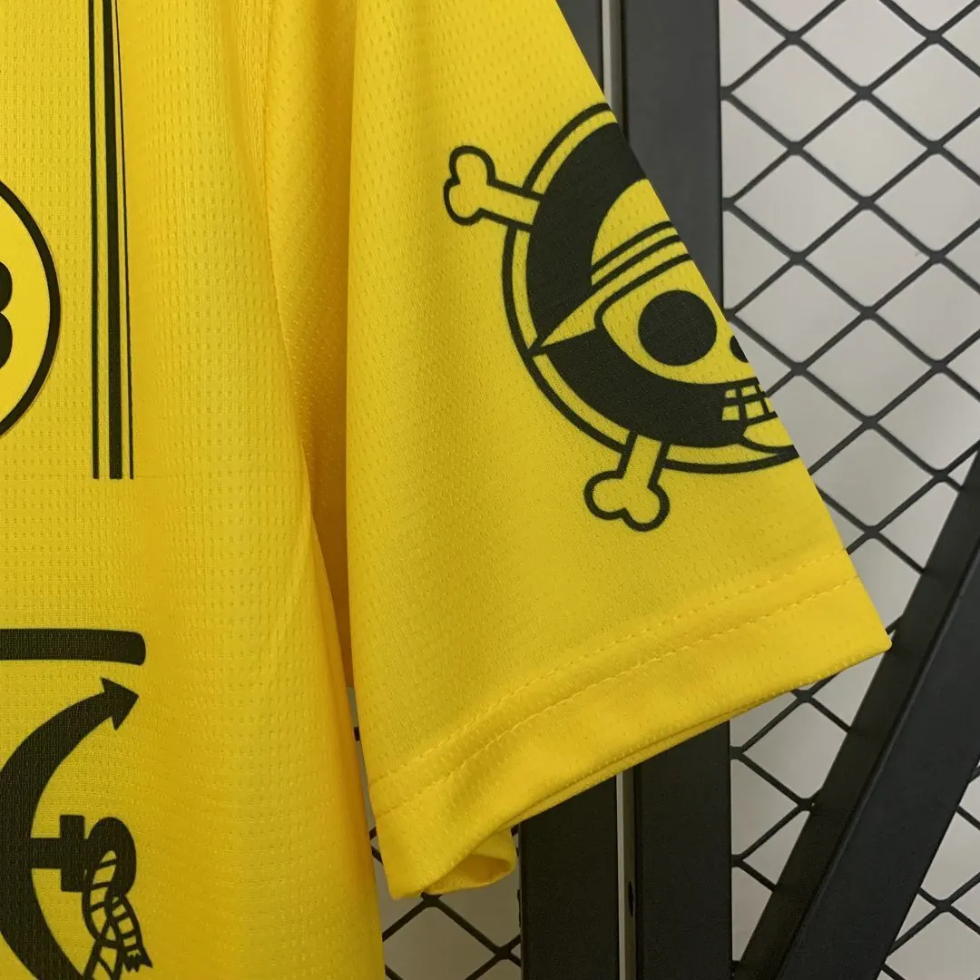 25-26 Borussia Dortmund x One Piece Special Edition Kit Football T-Shirt AAAAJersey Wholesale Y 3