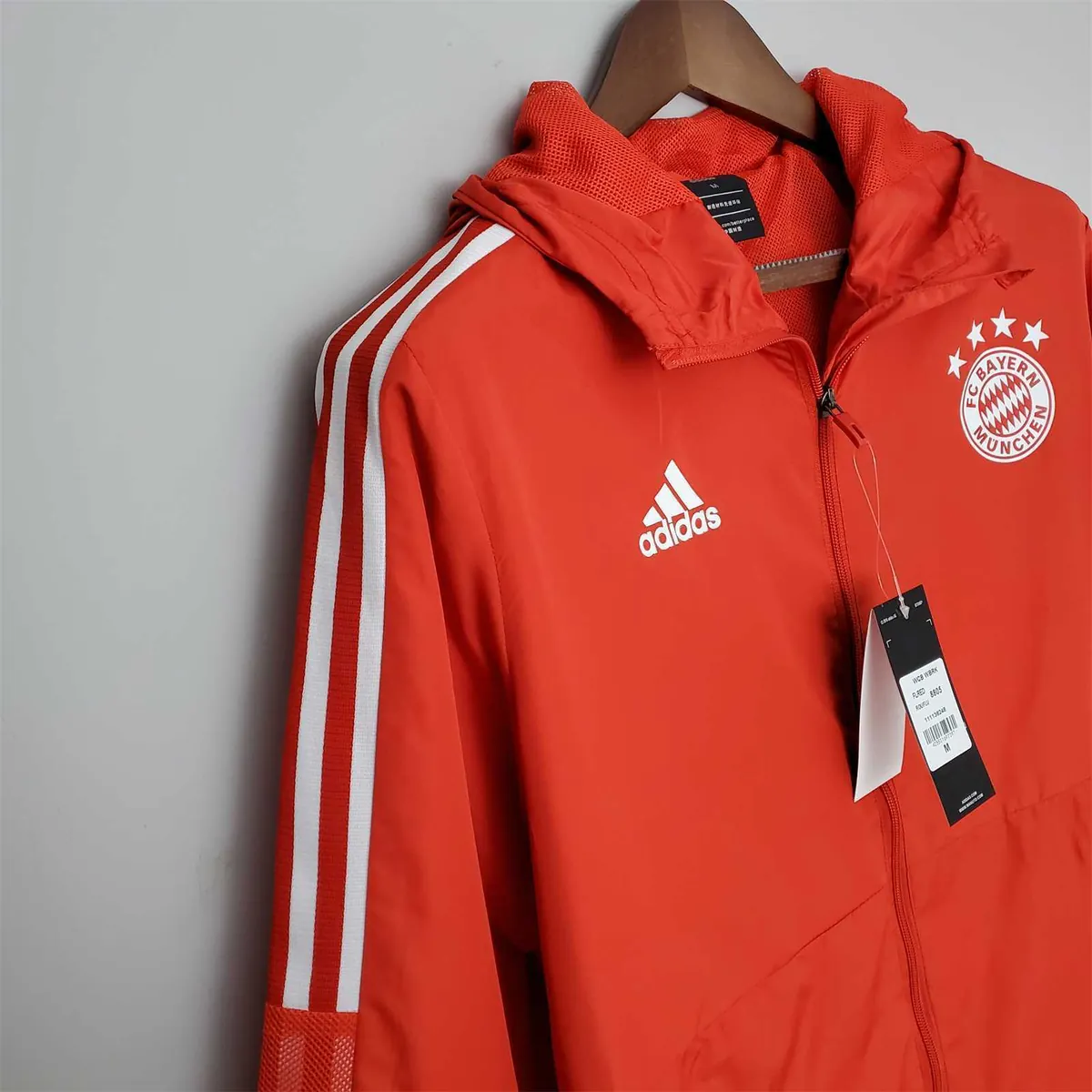 22-23 Bayern red windbreaker 5