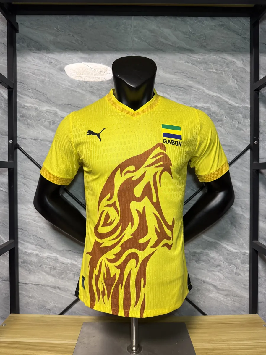2026 Gabon Special Edition KIt Player Version Soccer T-Shirt AAAAJersey Supply Yupoo 6