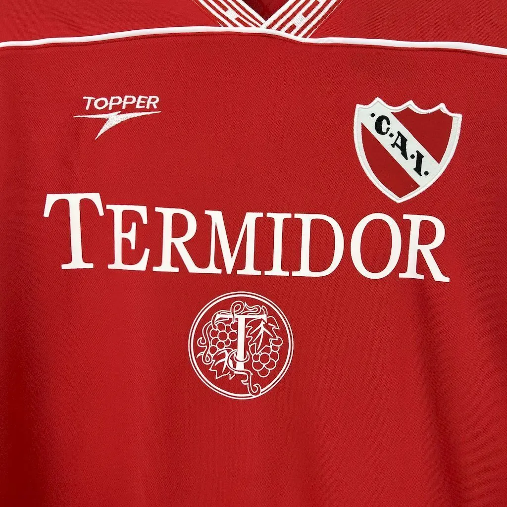 99-00 Independiente Home Retro Kit Vintage Shirt AAAAJersey Dropship Yupoo 1