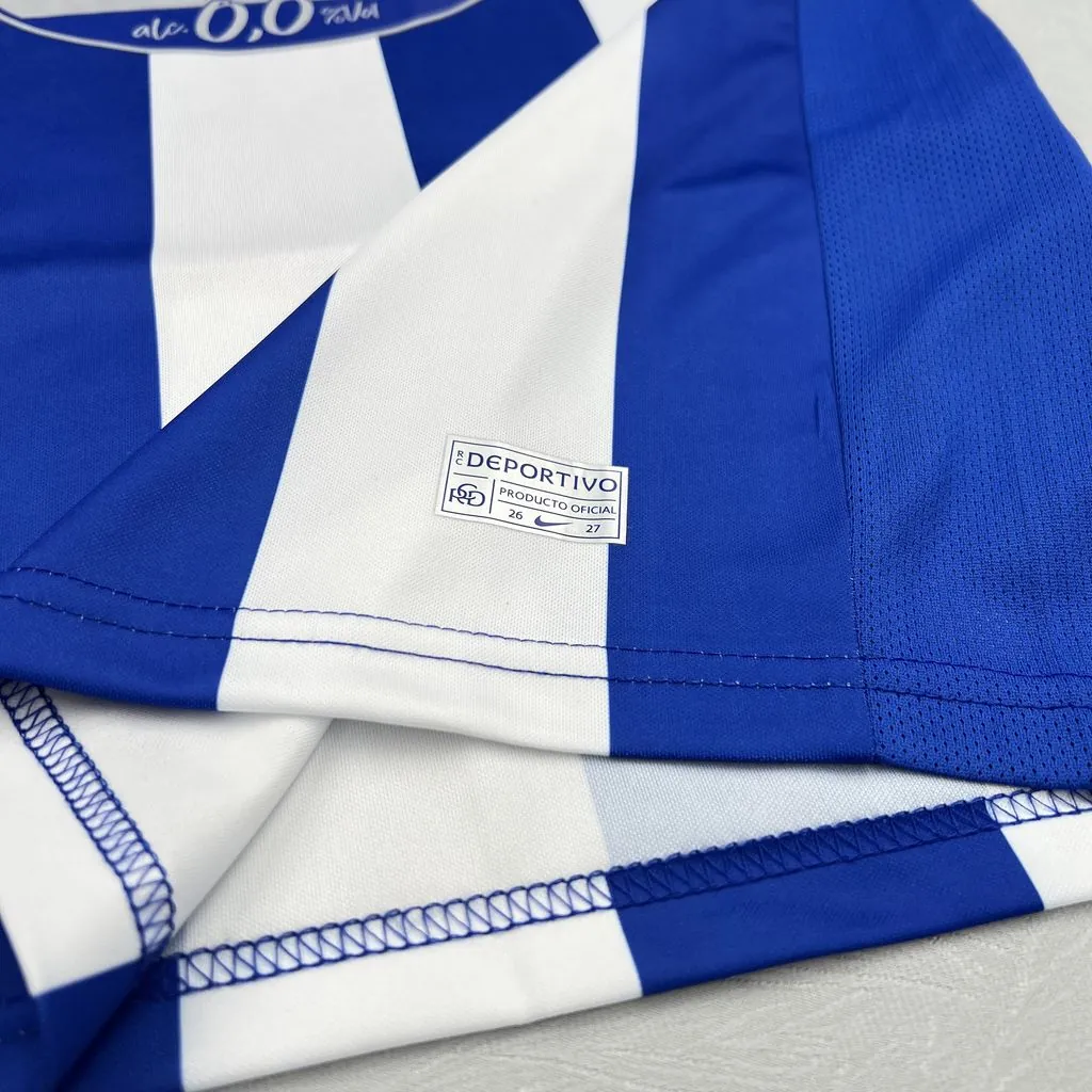 26-27 Deportivo de La Coruna Mens Home Kit Football T-Shirt AAAAJersey Supply Yupoo 11 11