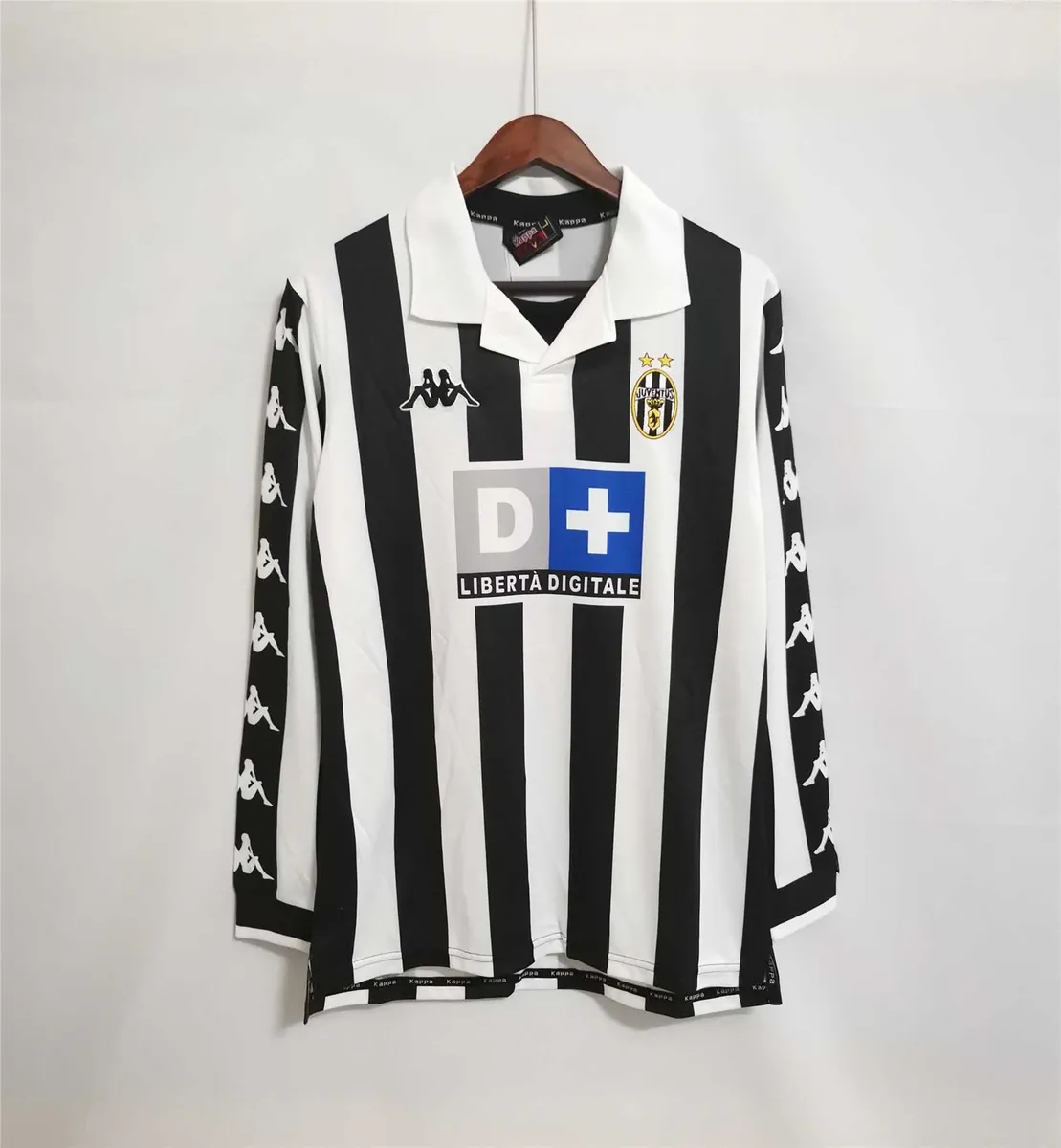 99-00 Juventus home long sleeve soccer jersey S-2XL 1