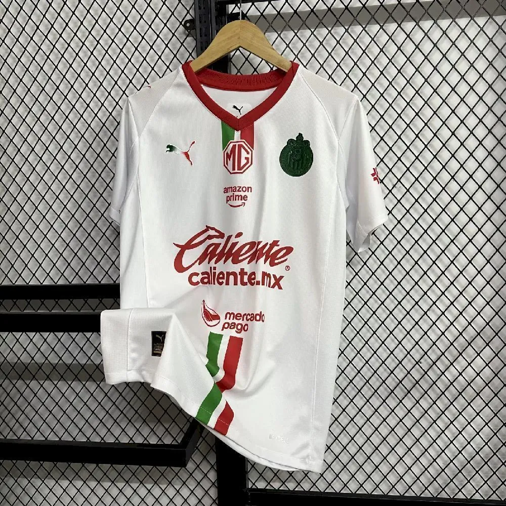 25-26 Chivas Away Kit Football T-Shirt AAAAJersey Supply Yupoo 1