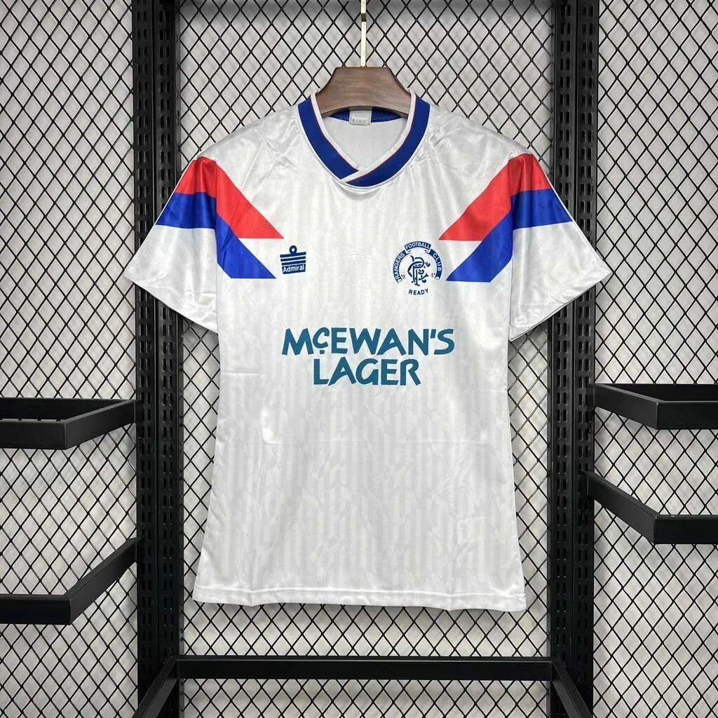 90-92 Rangers Away Retro Kit Vintage Shirt Sport AAAAJersey Yupoo 7