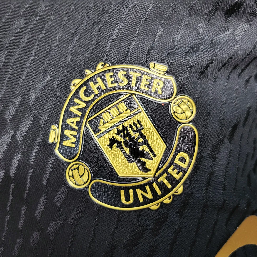 23-24 Manchester United Black Special Edition Player Version Size S-XXL 7