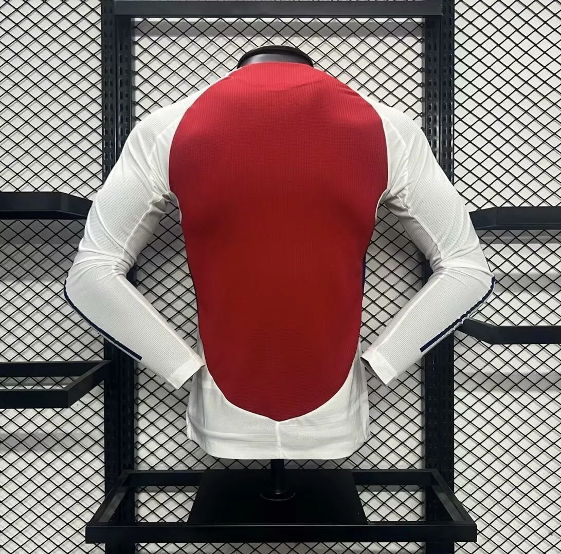 24-25 Arsenal Home Long Sleeve Kit Player Version Shirt AAAAJersey Supplier Yupoo 2