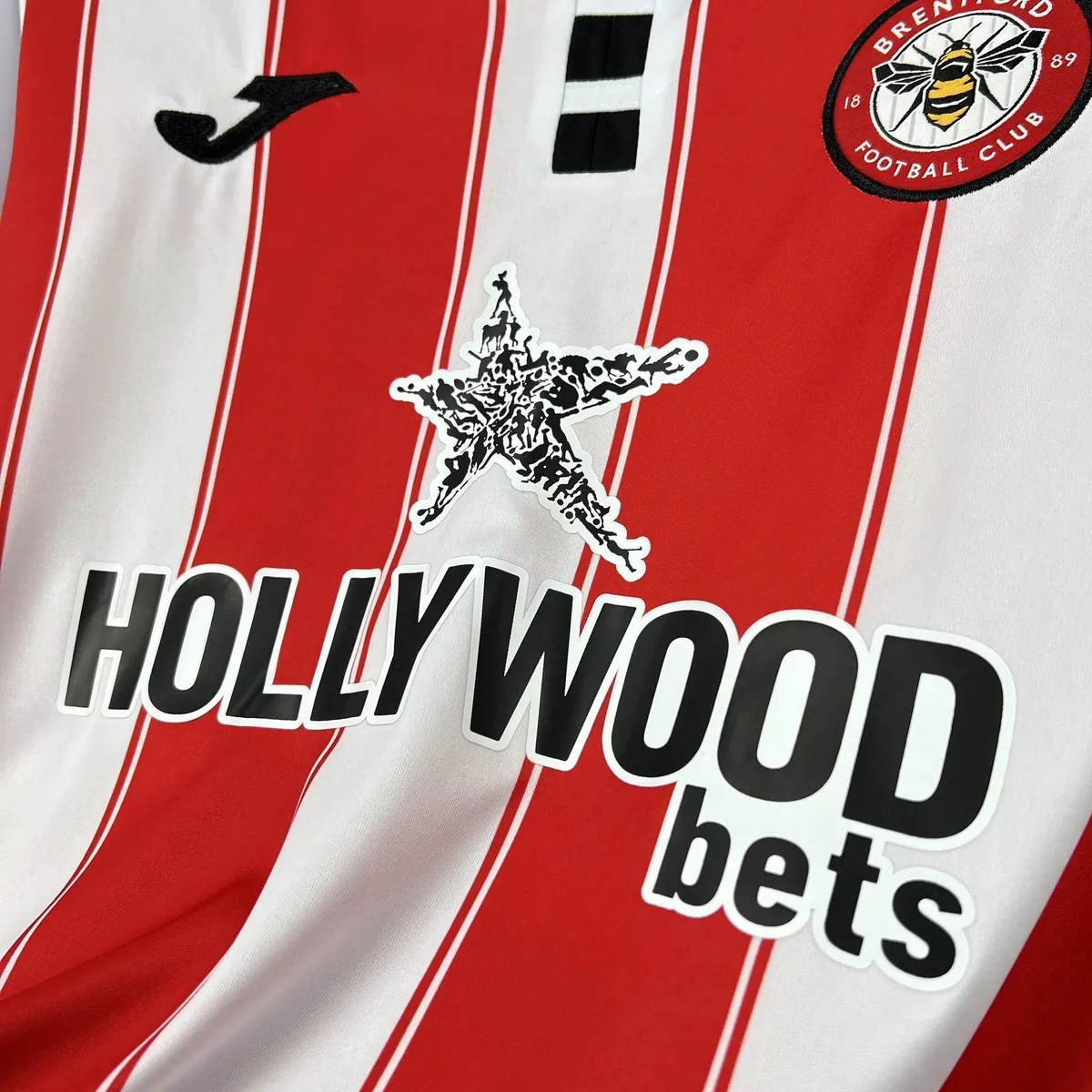 25-26 Brentford Home Kit Football T-Shirt AAAAJersey Supply Yupoo 6