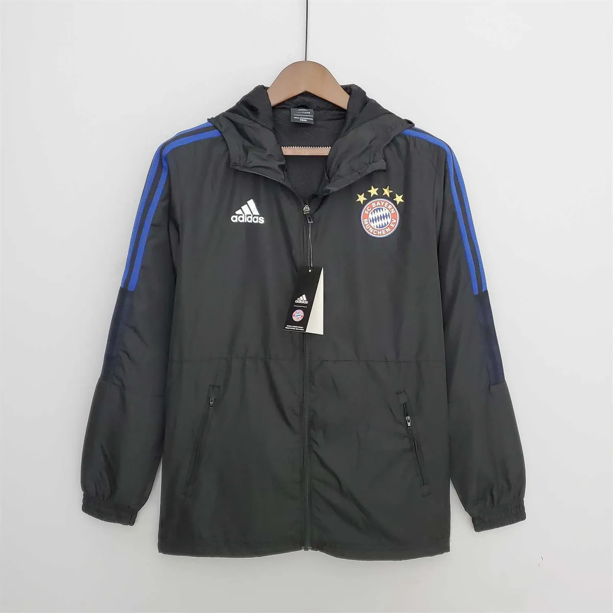 22-23 Bayern black windbreaker 8