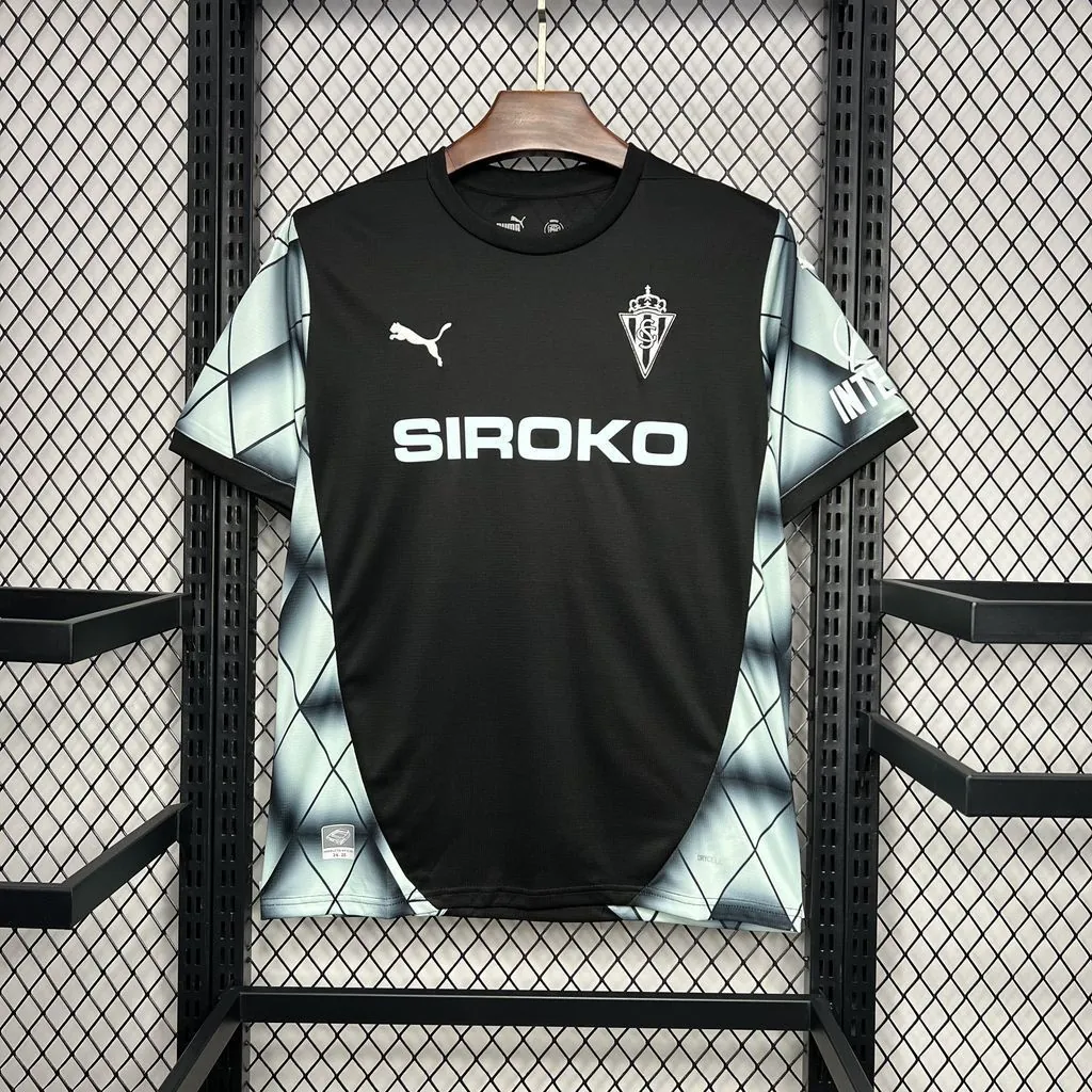 24-25 Sporting De Gijon Away Shirt Soccer Uniforms Soccer AAAAJersey Yupoo 6