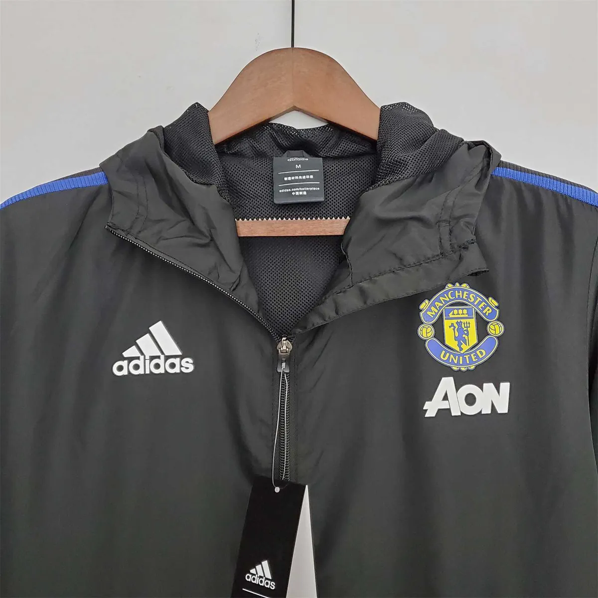 22-23 Manchester United black windbreaker 5