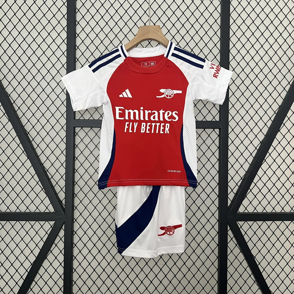 24-25 Arsenal Home Kid Kits Youth Apparels AAAAJersey Supplier Yupoo 9