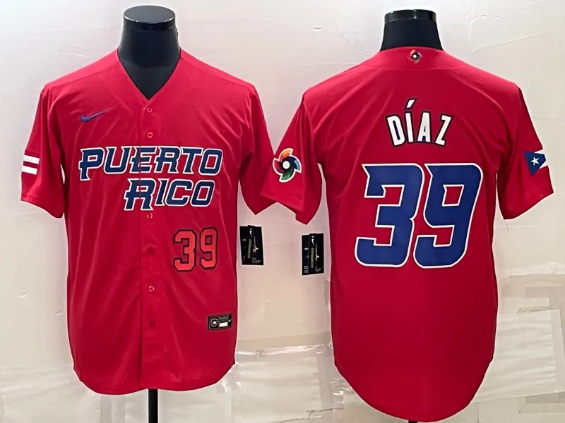 Puerto Rico 2023 World Cup Baseball Jerseys 27